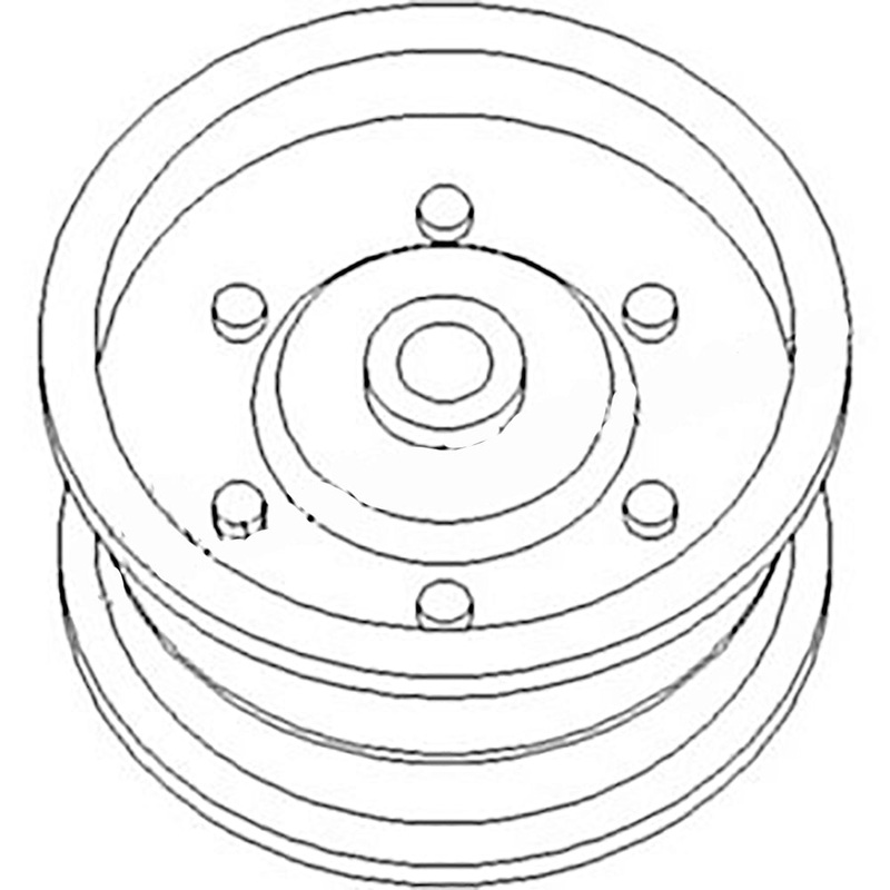 219235M1 Idler Pulley Fits Massey Ferguson Combine 35 Super 35 410 510 725 925 3