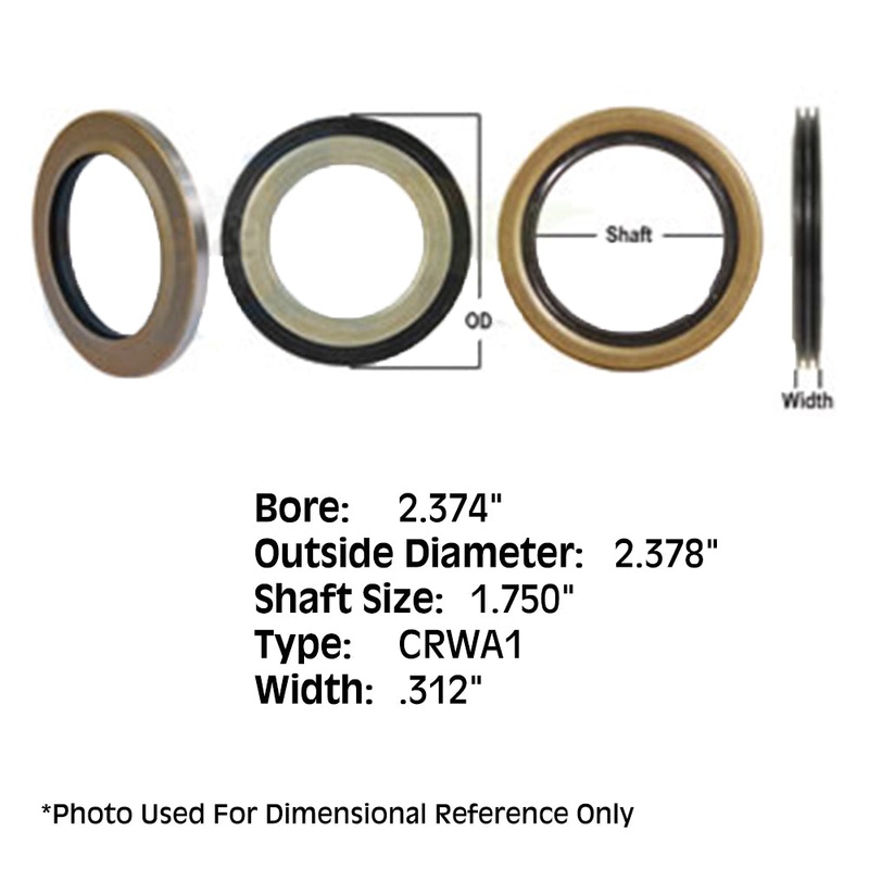 AT1316 New Seal 1.75 Shaft Size 2.378 OD .312 Wide Fits John Deere Tractors