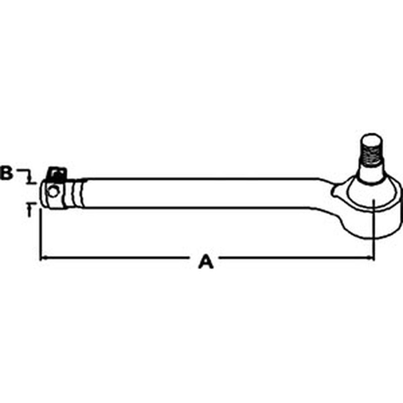 MFWD Tie Rod Assembly – LH Fits Ford 8530 8730 TW35 8830 TW25 8630 83944527