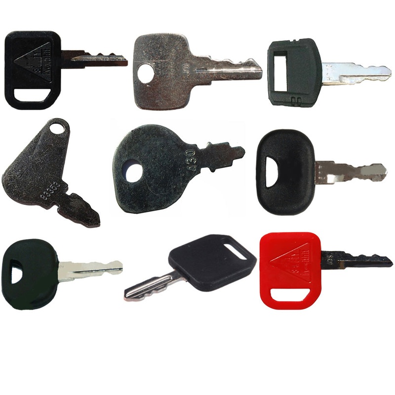 9pcs Heavy Equipment Key Set Fits Cushman Replaces H800