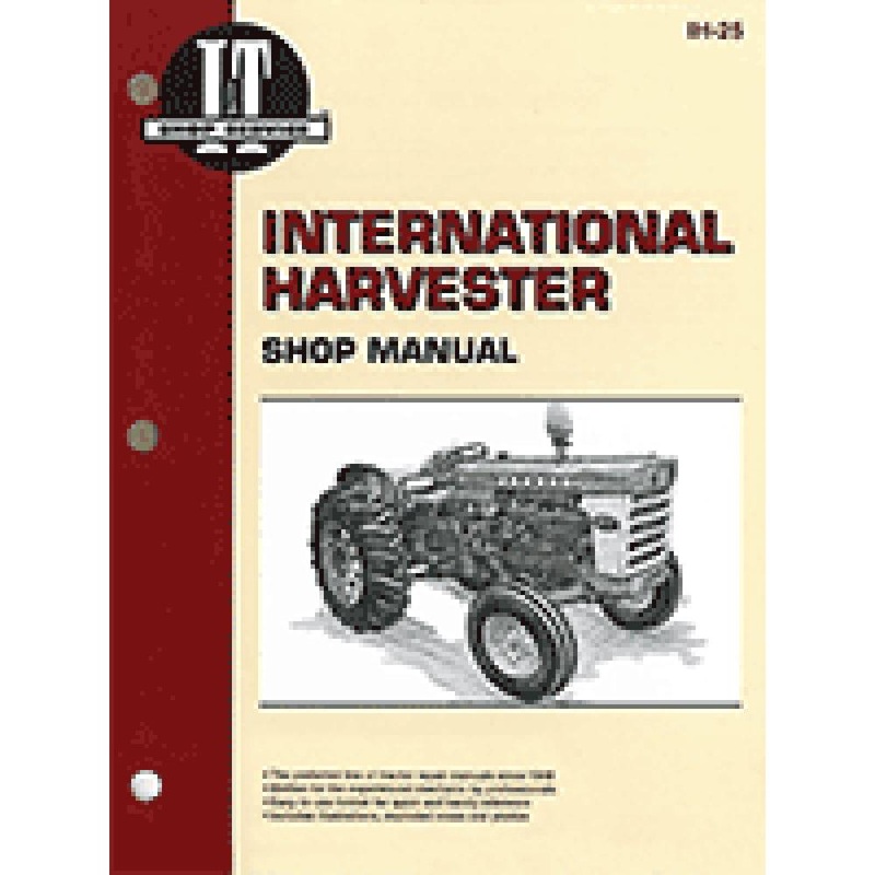 Shop Manual Fits Case/International Harvester Replaces A281212