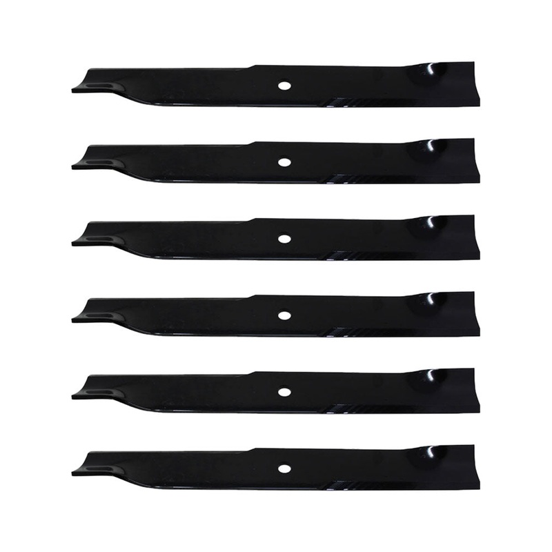 (6) 6180 Rotary Blades Compatible With Hustler 793794, 794685