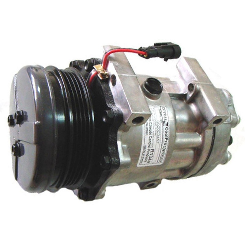 87802912 AC Compressor with Clutch Fits New Holland T6010 T6020 T6030 T6040