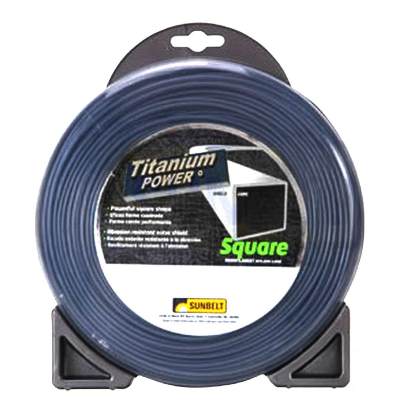 B141095 Titanium Power Trimmer Line, .095 square