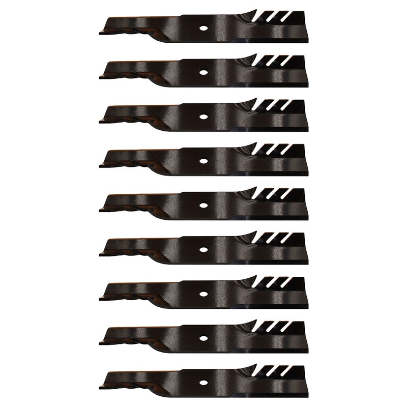 396-738 Pack of 9 Mulching Blades 17-3/16 Fits John Deere