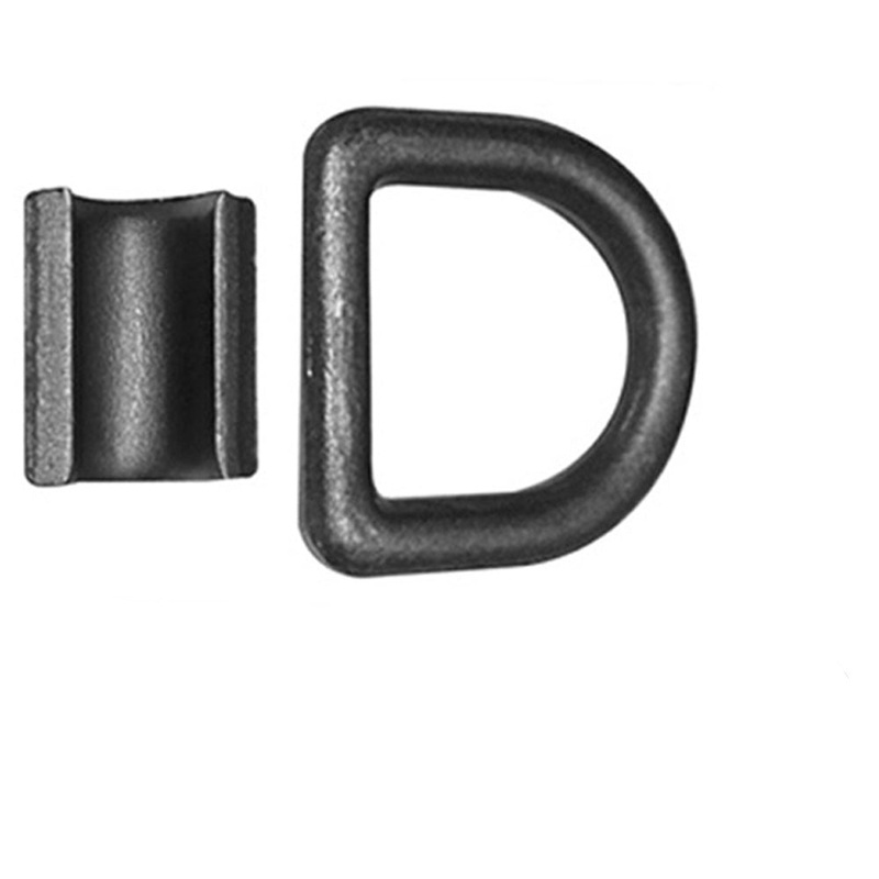 DR050-Z-BLK Qty 10: 1/2 Bolt-on D-Ring (Black) Fits Universal Products