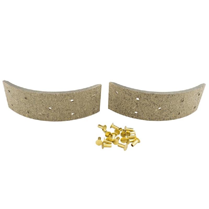 2 Brake Lining Kit Shoes Fits Allis Chalmers WD45 WD D17 For One Band 70276950