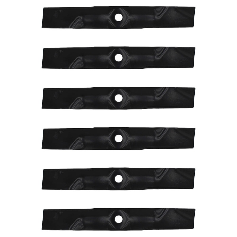 6 PACK Commercial 48 XHT mower blades to fit John DeereM127500 M127673 M145476
