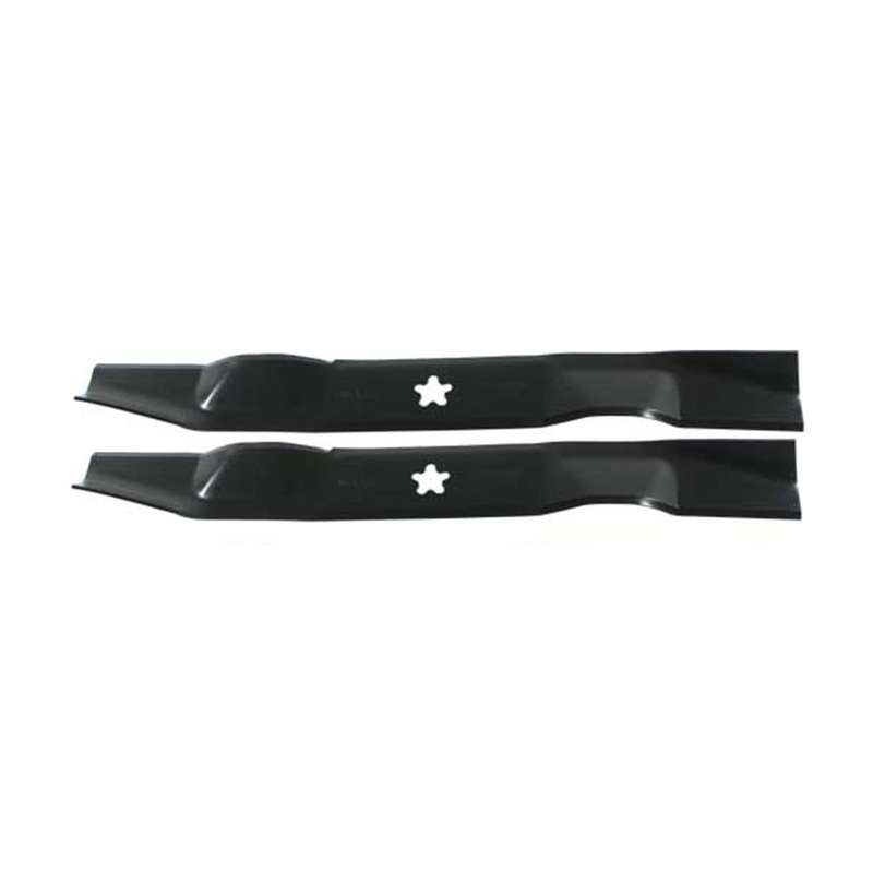 (2) 19 3/8 Interchangeable Mulching Blades 917532139774 fits AYP Fits Craftsman