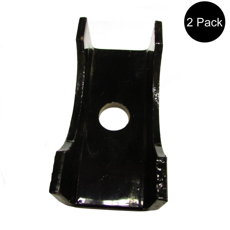 2 Trailer Axle Spring Perch/Seat for 2.3/8 3500# Round Axel Tube Mount Pad