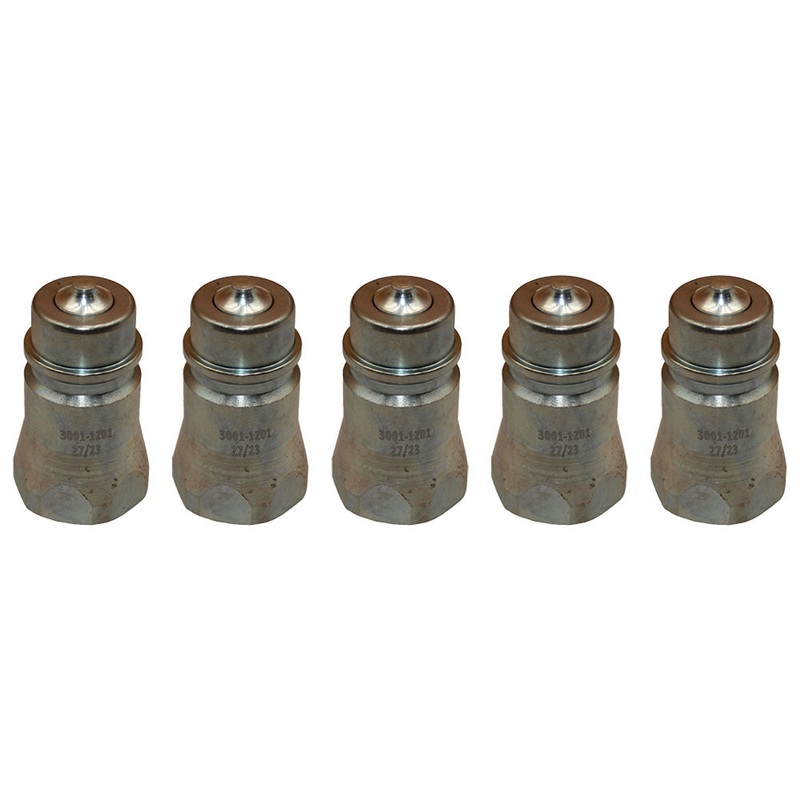 5 of Pioneer Hydraulic Male Tip 1/2 Body x 1/2 Female NPT x Poppet Type Nipple