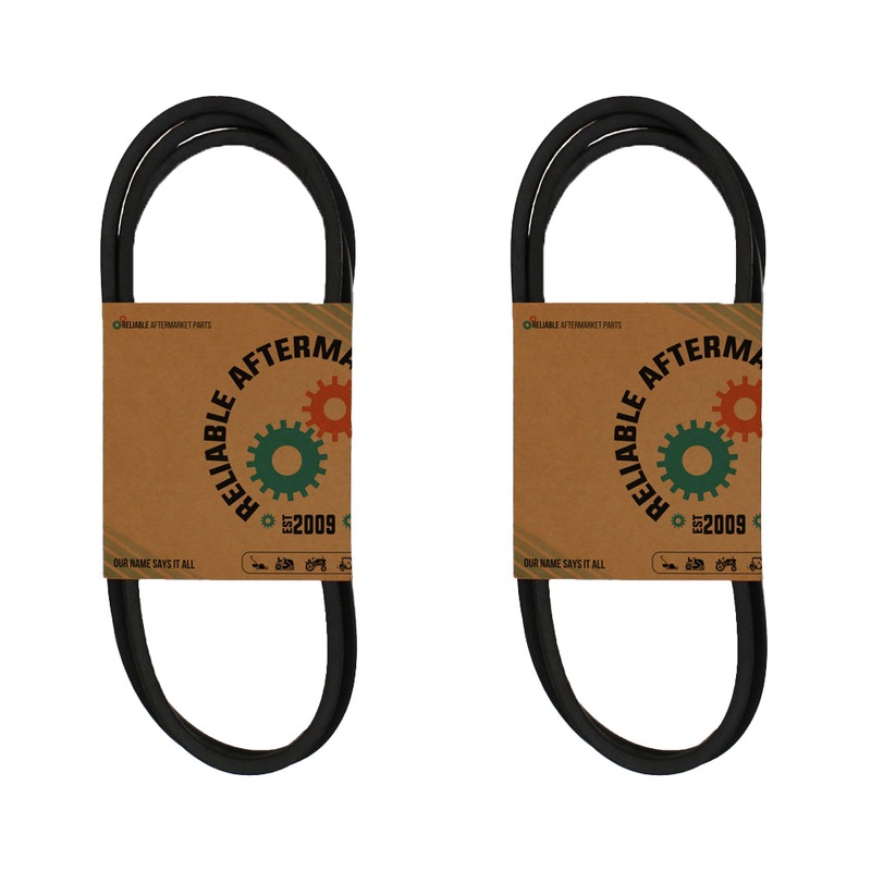 Set of (2) 1/2 x 95 A Section Polyester Cord V-Belts A93 4L950 B1A93