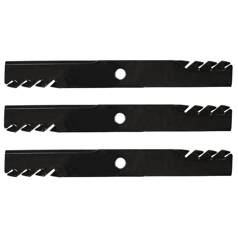 Set of 3 Mower Mulching Blades 54 Fits John Deere M136195 M144652
