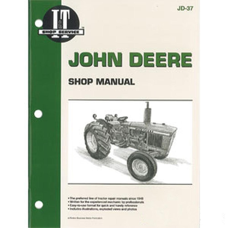 Shop Manual – Fits John Deere – ITJD37 – Replaces 848-1337, JD-37, JD37, SMJD37
