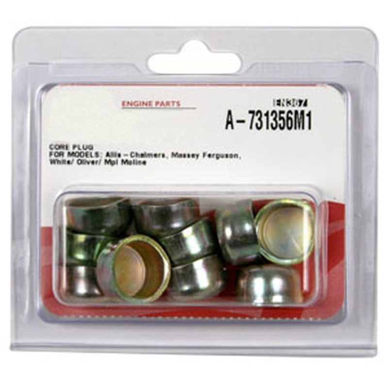 Cylinder Block Freeze Plugs (Pack of 10) Fits Agco Replaces 731356V1