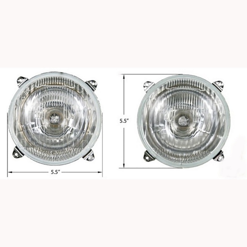 RH & LH Head Lamps Fits Massey Ferguson Replaces 1662374M91