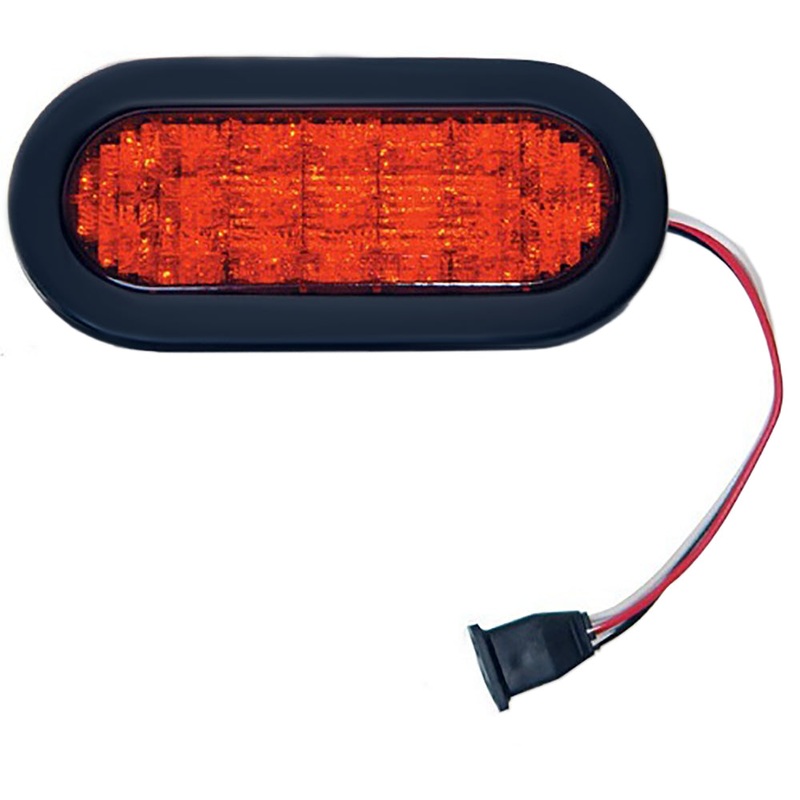 Red 6 Oval LED Light Kit Fits Universal Products Replaces 019-03-305