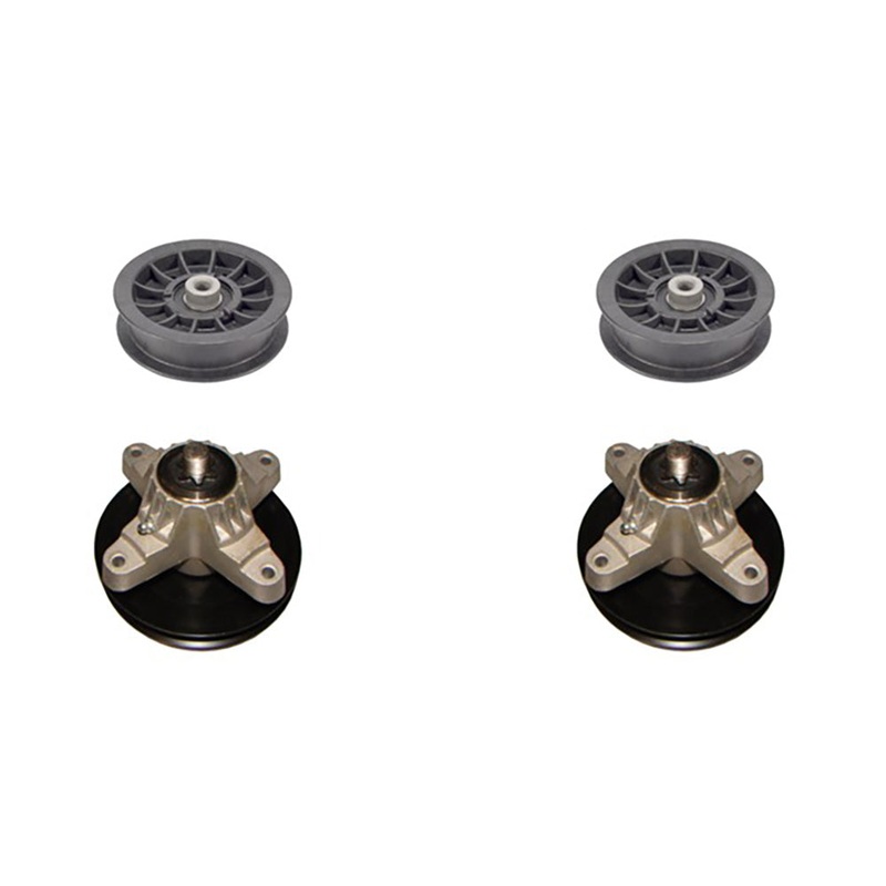 12006 Qty 2: Spindle Assemblies With Pulleys Fits Cub Cadet