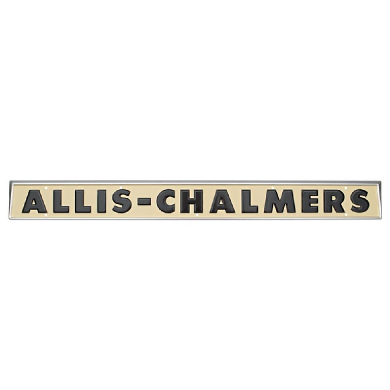 233854 Creme w/ Black Nameplate Fits Allis Chalmers D10 D12 D14 D15 D17