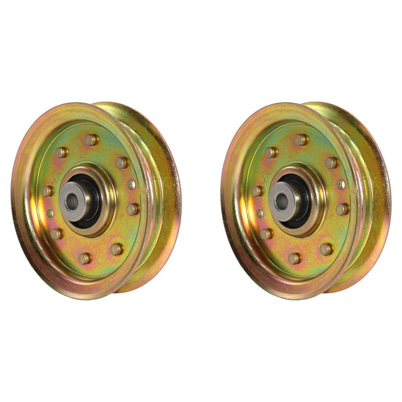 Qty 2: Flat Idler Pulley Fits AYP Replaces 175820