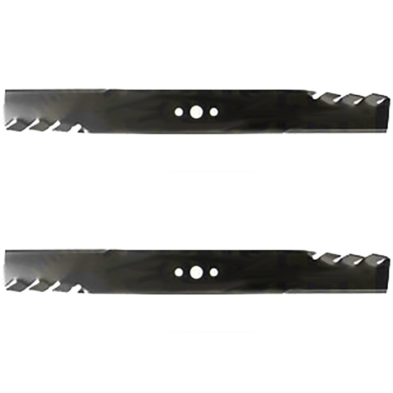 Qty 2: Toothed Mulching Blade Fits AYP Replaces 532145064
