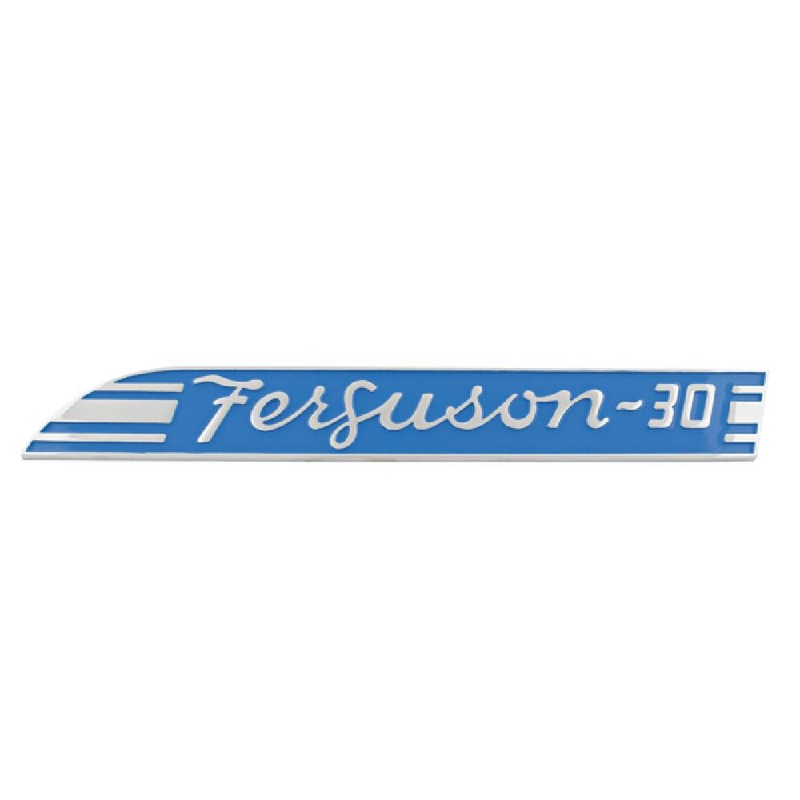 Pair of Blue Side Emblems Fits Massey Ferguson TO30 TE30