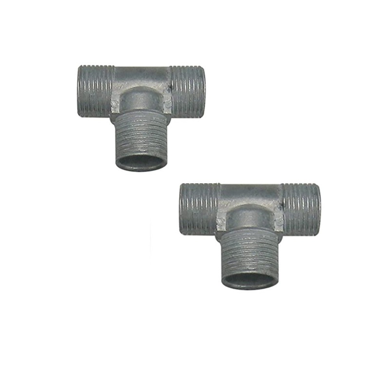 Qty 2: Fuel Tee Fittings Fits John Deere Replaces R71963