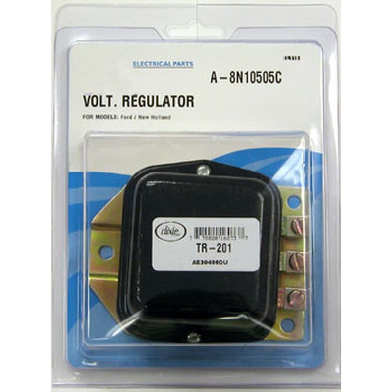 Voltage Regulator 6 Volt Fits Ford 8N Tractor 8N10505C w/Mount Plate – Made in
