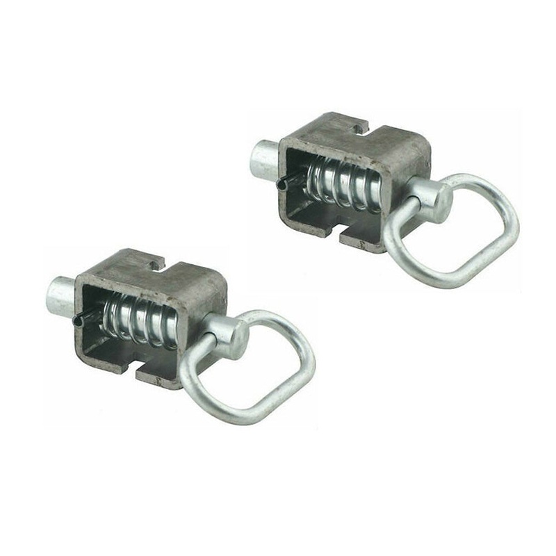 (2) SL58W 5/8 Steel Weld Spring Latch Utility Trailer Gate Door Ramp Heavy Duty