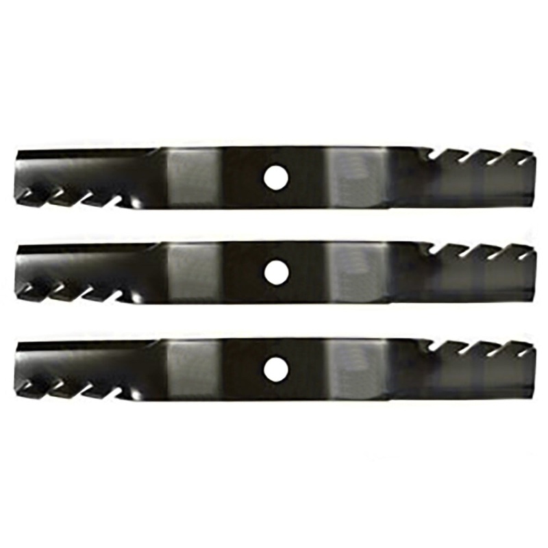 (3) Heavy Duty Predator Mulching Blade Fits Kubota 60 Mower Deck K5371-99040