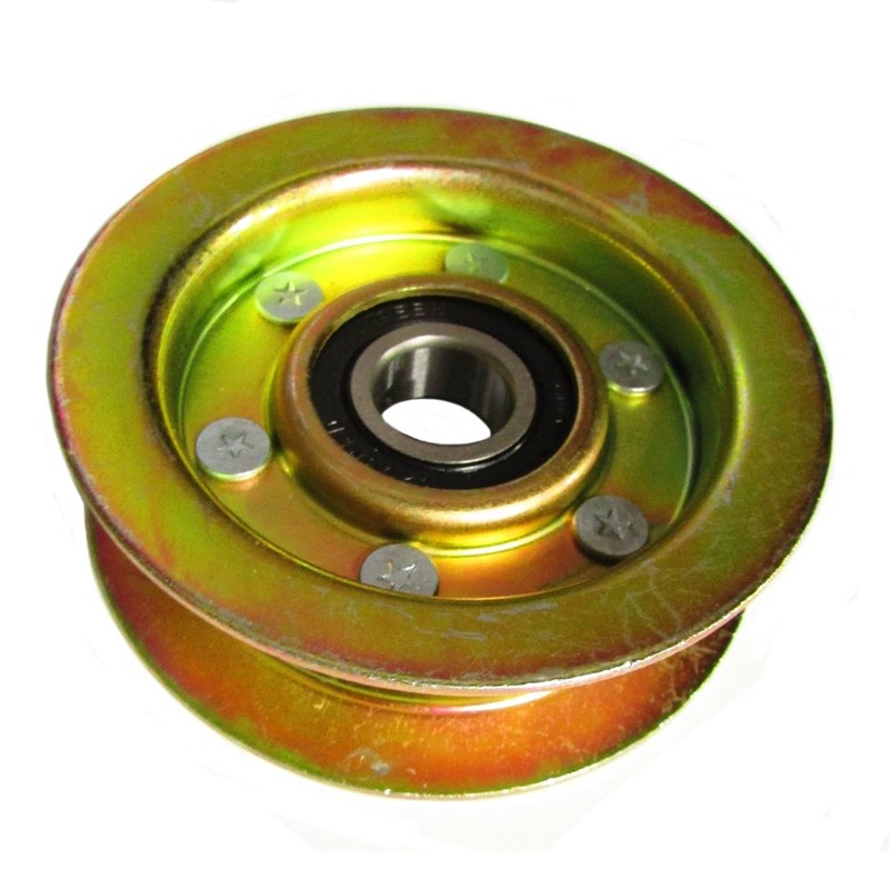 (2) Flat Idler Pulley 3-5/8 OD 11/16 ID Fits John Deere GY20067 GY22172