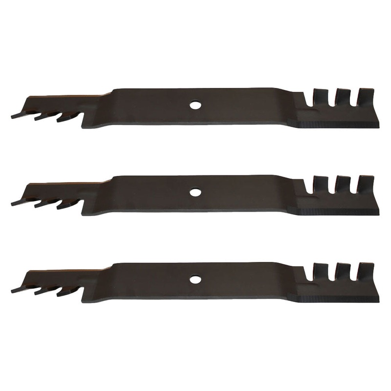 Set of 3 Great Dane 61 Predator mulching mower blades C39949 D18036 GDU10232