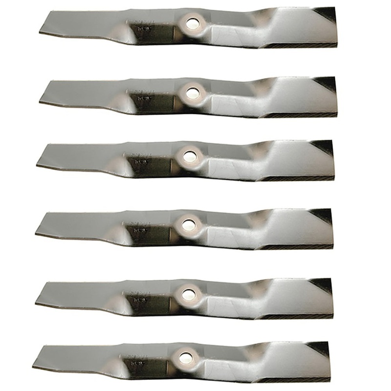 6 Blades Fits John Deere ZTrak Z375R Z525E Z540M Replace M143520 54C Deck Mower