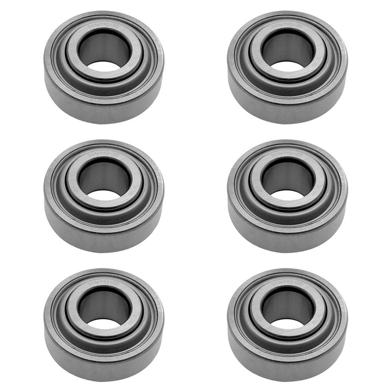 6 of Radial/Deep Groove Ball Bearing 0.640 Bore 40 MM OD & 0.72 Width 203KRR2