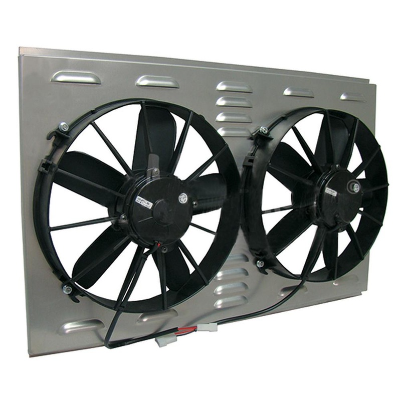 Z40082 Dual High CFM 12 Electric Fan & Shroud – 17 3/8 x 25 3/4 x 4 3/8