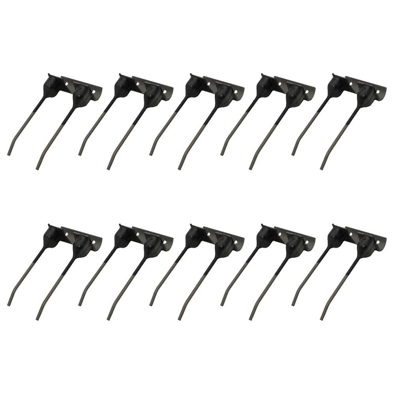 10 of Double Rubber Mount Rake Teeth 5.25 Tines x 2.375 Tine Gap RMT883