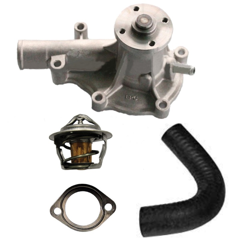 Water Pump w/ Return Hose & Thermostat Fits HYUNDAI Replaces 15313-73270