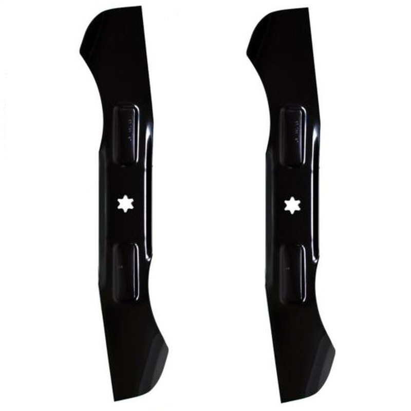 2 Blades fit Fits Craftsman Cutter Blade 942-04244A Pro Series Zero Turn Rider