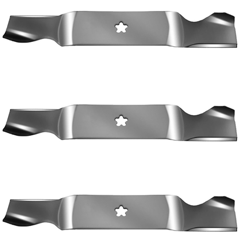 3 Mulch Blades 187254 187256 532187256 Fits Craftsman Fits Sears 54 Deck
