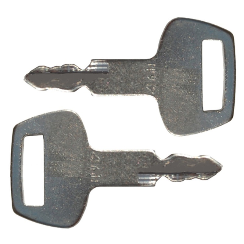 41307-00007 HD62 Pack of 2 Keys Fits Bobcat Excavator Model 316