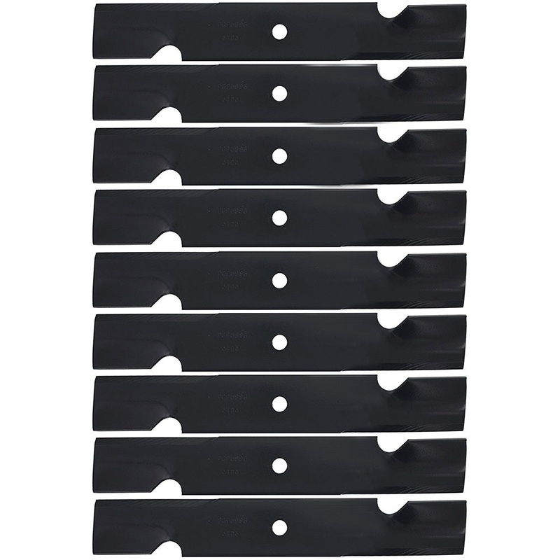 (9) Notched Mower Blade Fits Hustler 927426 928374 928374CA 929240 929240CA