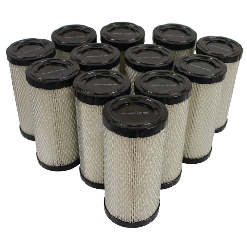 100-533-12 Air Filter Shop Pack – Fits Kubota 1G659-11222, 6A10082630 +