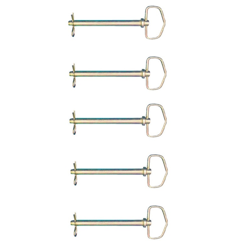 Qty 5: Hitch Pins with cotter pins 5/8 x 6 1/4 Fits Edcor Replaces Z516.157