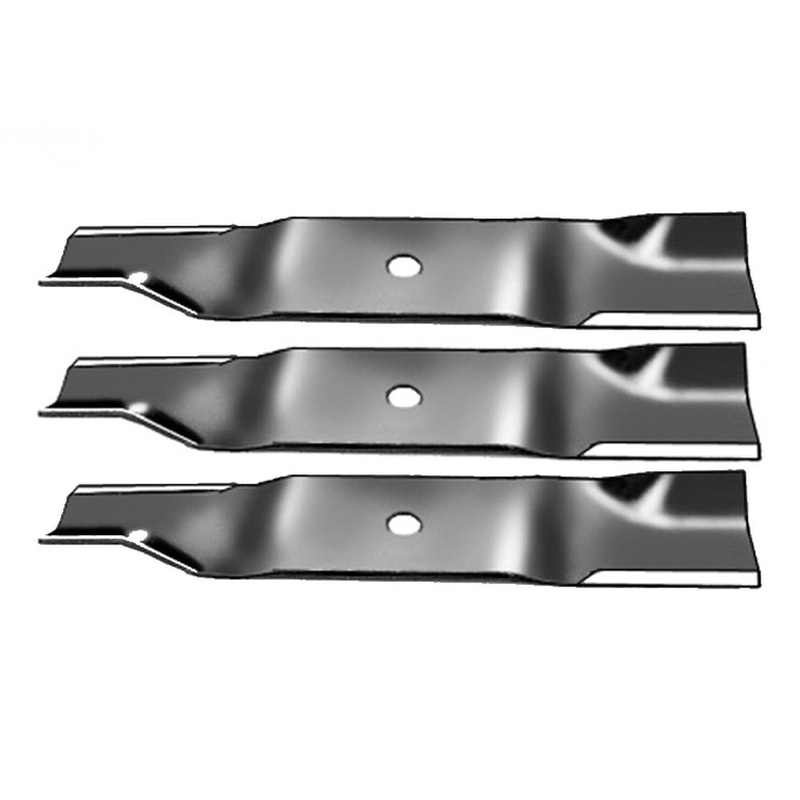 Set of 3 zero turn M48 mower blades to fit Fits Cub Cadet 48 1005336