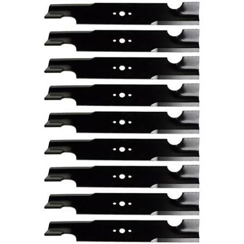 Set of 9 New Heavy Duty Lawn Mower Blade Fits Exmark Requires 2 for 32 Deck