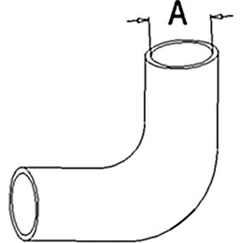 Upper Radiator Hose Fits 550 Gas or Diesel Super 55 CSO90-0225 E518