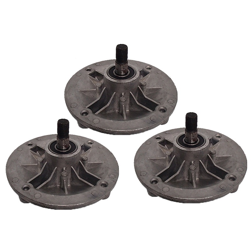 (3) SPINDLE HOUSING ASSEMBLIES w/ Shafts Fits Toro TimeCutter 42 50 Deck