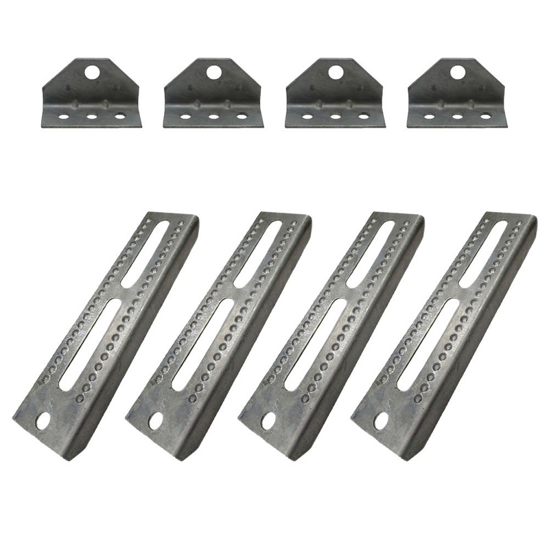 Qty 4: 10 Bunk Board Bracket Kit Fits Universal Products Replaces 4-10