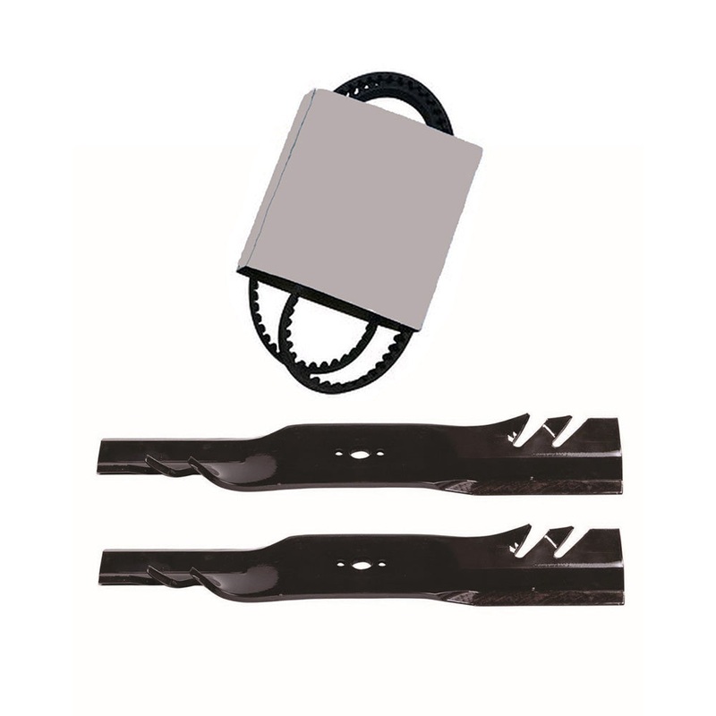 Belt with 2 Blades Kit Fits Exmark Replaces 120-3335