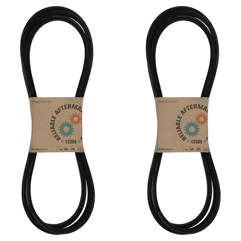 Qty. 2: Deck Belts Fits Universal Products Replaces 104335DC